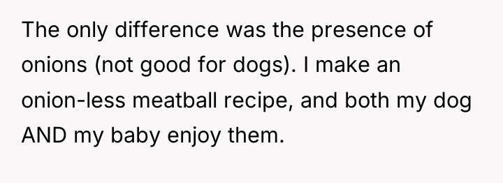 The only difference was the presence of onions (not good...