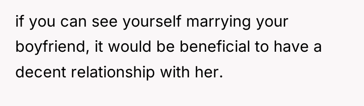 if you can see yourself marrying your boyfriend, it would...