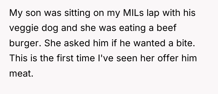 My son was sitting on my MILs lap with his...