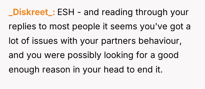 _Diskreet_ ESH - and reading through your replies to most...