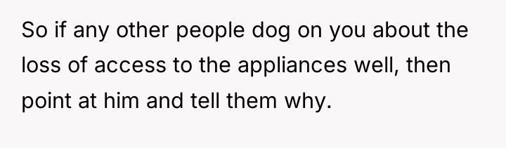 So if any other people dog on you about the...