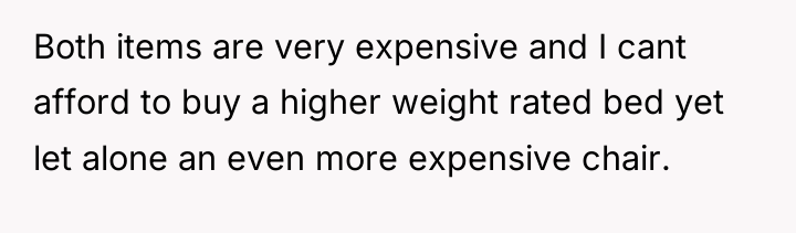 Both items are very expensive and I cant afford to...