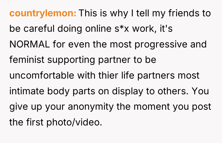countrylemon This is why I tell my friends to be...