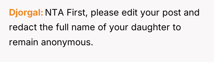 Djorgal NTA First, please edit your post and redact the...