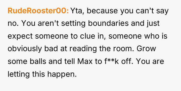 RudeRooster00 Yta, because you can't say no. You aren't setting...