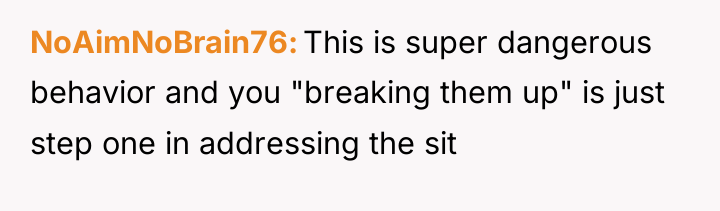 NoAimNoBrain76 This is super dangerous behavior and you "breaking them...