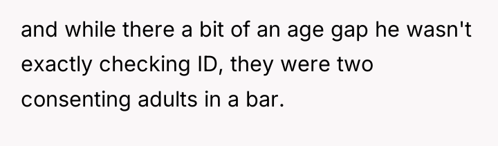 and while there a bit of an age gap he...