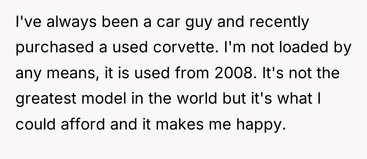 I've always been a car guy and recently purchased a...