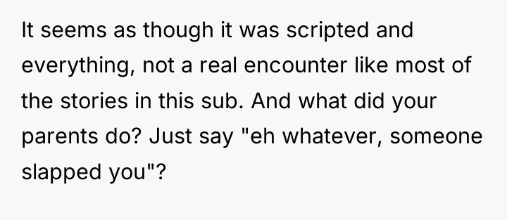 It seems as though it was scripted and everything, not...