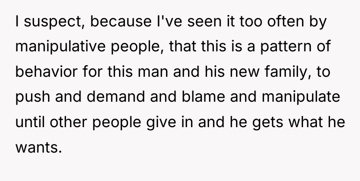 I suspect, because I've seen it too often by manipulative...