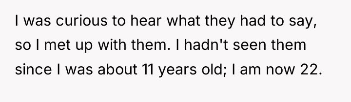 I was curious to hear what they had to say,...