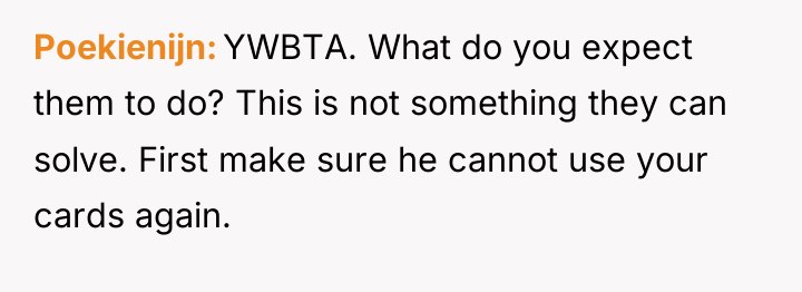 Poekienijn YWBTA. What do you expect them to do? This...