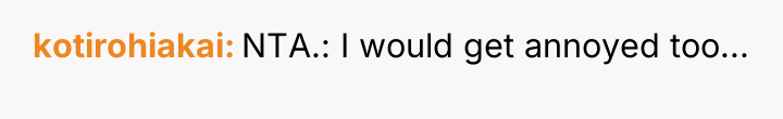 kotirohiakai NTA.: I would get annoyed too...
