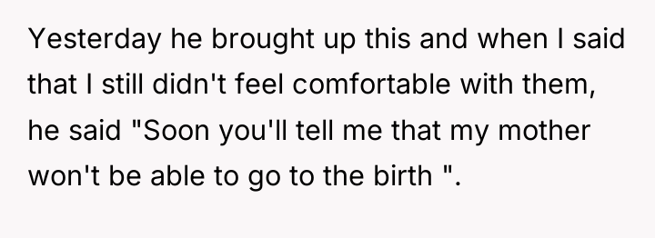 Yesterday he brought up this and when I said that...