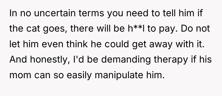 In no uncertain terms you need to tell him if...