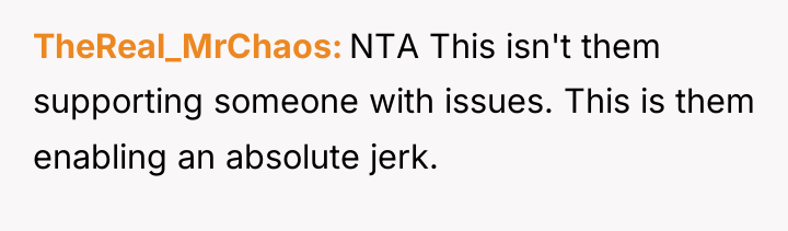 TheReal_MrChaos NTA This isn't them supporting someone with issues. This...