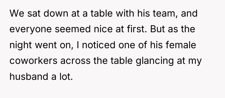 We sat down at a table with his team, and...