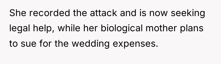 She recorded the attack and is now seeking legal help,...