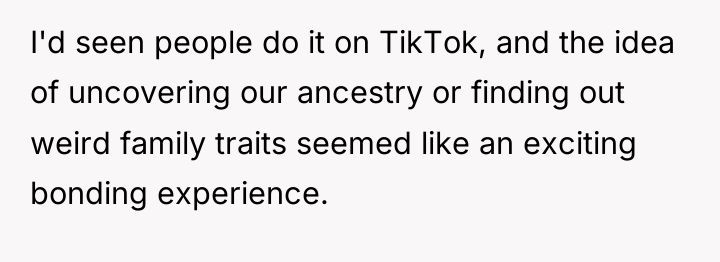 I'd seen people do it on TikTok, and the idea...