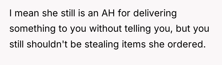 I mean she still is an AH for delivering something...