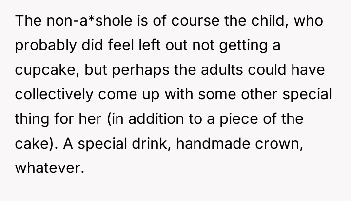The non-a*shole is of course the child, who probably did...