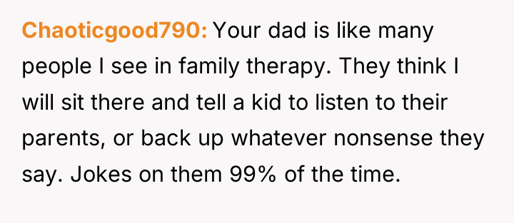 Chaoticgood790 Your dad is like many people I see in...