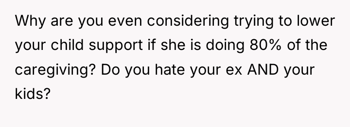 Why are you even considering trying to lower your child...