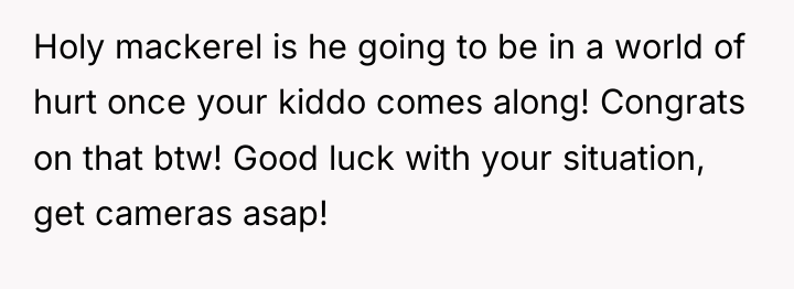 Holy mackerel is he going to be in a world...