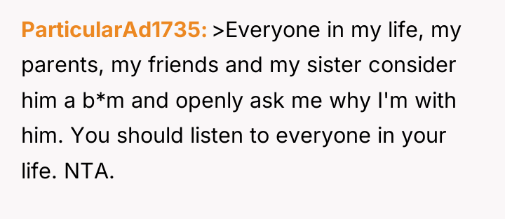 ParticularAd1735 >Everyone in my life, my parents, my friends and...