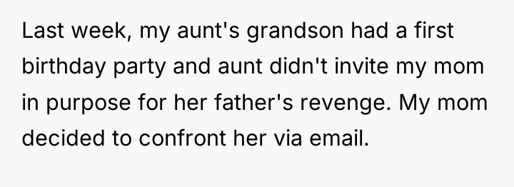 Last week, my aunt's grandson had a first birthday party...