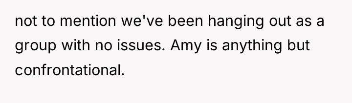 not to mention we've been hanging out as a group...