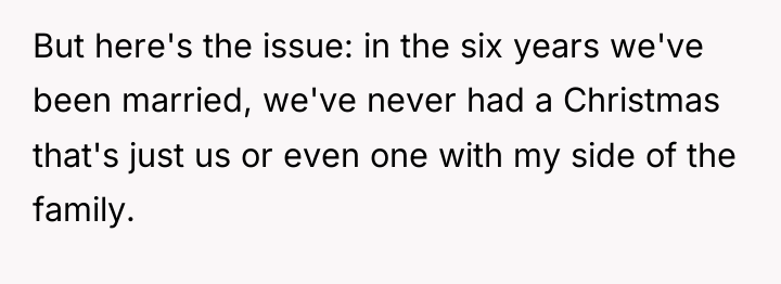 But here's the issue: in the six years we've been...