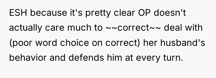 ESH because it's pretty clear OP doesn't actually care much...