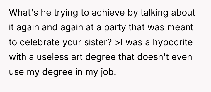 What's he trying to achieve by talking about it again...