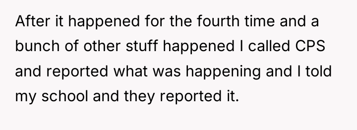 After it happened for the fourth time and a bunch...