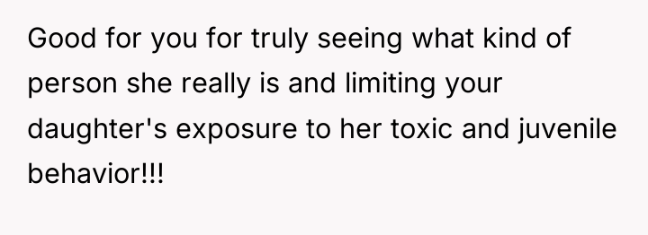 Good for you for truly seeing what kind of person...