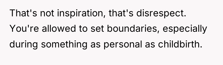 That's not inspiration, that's disrespect. You're allowed to set boundaries,...