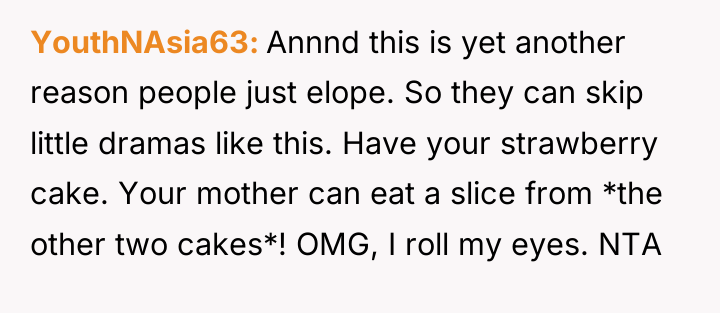 YouthNAsia63 Annnd this is yet another reason people just elope....