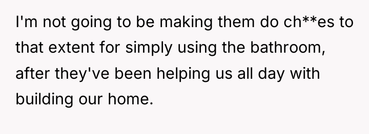 I'm not going to be making them do ch**es to...