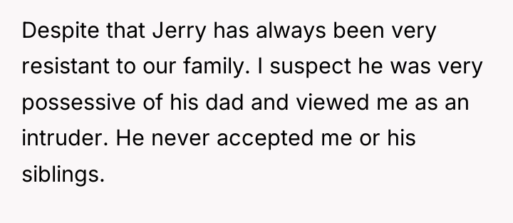 Despite that Jerry has always been very resistant to our...