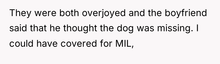 They were both overjoyed and the boyfriend said that he...
