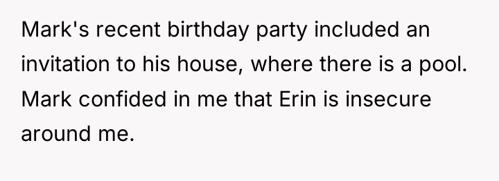 Mark's recent birthday party included an invitation to his house,...