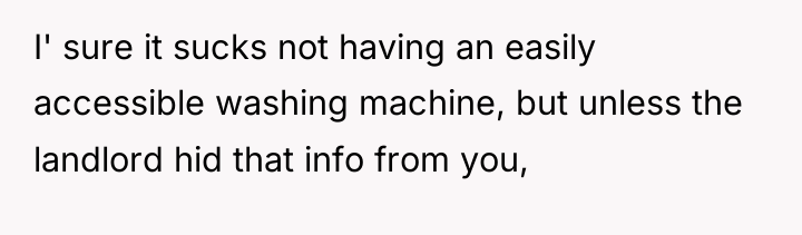 I' sure it sucks not having an easily accessible washing...