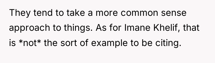 They tend to take a more common sense approach to...