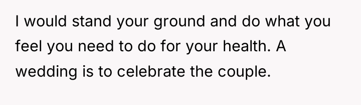 I would stand your ground and do what you feel...