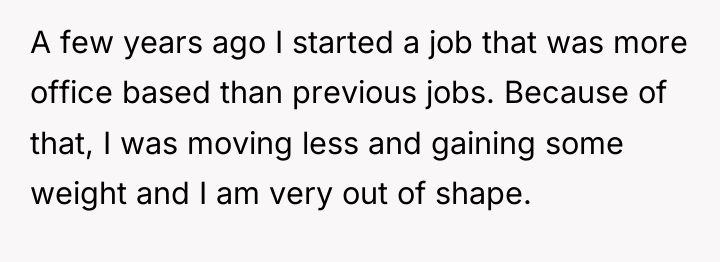 A few years ago I started a job that was...