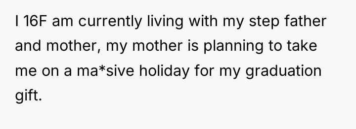 I 16F am currently living with my step father and...