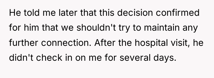 He told me later that this decision confirmed for him...