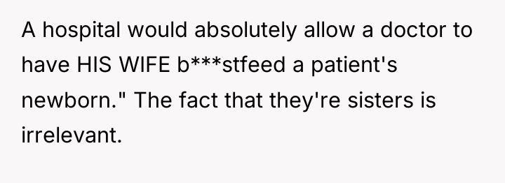 A hospital would absolutely allow a doctor to have HIS...