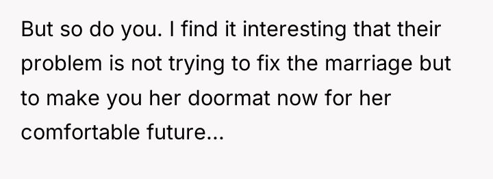 But so do you. I find it interesting that their...
